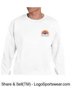 Gildan Adult Heavy Blend Fleece Crew Design Zoom