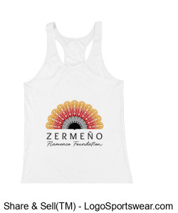 Badger Youth Girls B-Core Racerback Tank Design Zoom